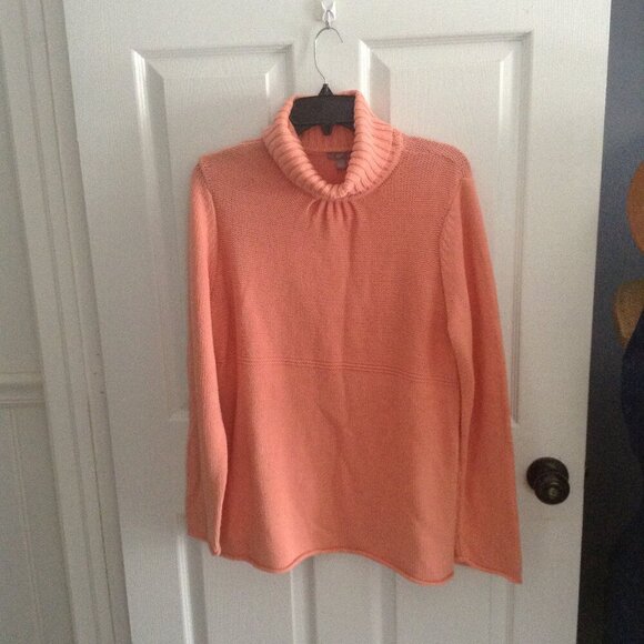 J. Jill Sweaters - J. Jill Turtle/Cowl neck sweater "L",  Rolled Hem, Girlhoodcore, Eclectic Granny